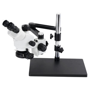 7X-45X Zoom 51MP Caméra Vidéo Bras Articulé Longue <span class=keywords><strong>Distance</strong></span> De Travail Trinoculaire Stéréo <span class=keywords><strong>Microscope</strong></span> pour Mobile Réparation Soudage - Product Image 4