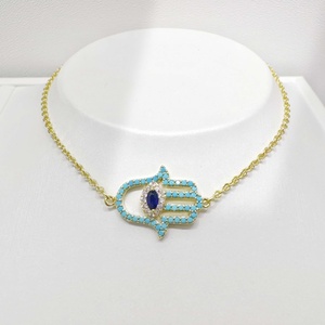 wholesale plata 925 sterling silver <b>cute</b> charm chain <b>bracelet</b> Everyday Wear eye Turquoise gold plated Dog <b>bracelets</b> for women - Product Image 3