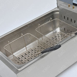 Freidora Comercial de Sobremesa XMG de un Solo <span class=keywords><strong>Cilindro</strong></span>, Freidora de Acero Inoxidable de Gran Capacidad para Restaurante - Product Image 4