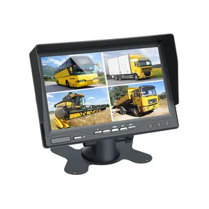 Di Vendita caldo 800x480 Quad Display 7 Pollici Monitor TFT LCD 360 Retrovisore Auto Monitor
