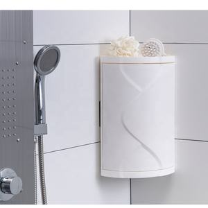 Portaspazzolino e Portasapone Girevole <span class=keywords><strong>per</strong></span> <span class=keywords><strong>Doccia</strong></span>, Mensola <span class=keywords><strong>Angolare</strong></span> in Plastica <span class=keywords><strong>per</strong></span> Cucina - Product Image 3