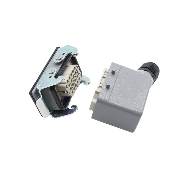 500V 16A Heavy Duty Connector Harting HA HE Type 10 16 18 24 Pin Male and Female Connector