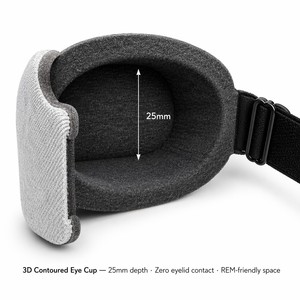 Solution de développement de masques de sommeil ergonomiques 3D |   Masque oculaire Deep Eye Cup Total Blackout |   Fabricant de produits de sommeil OEM ODM - Product Image 3