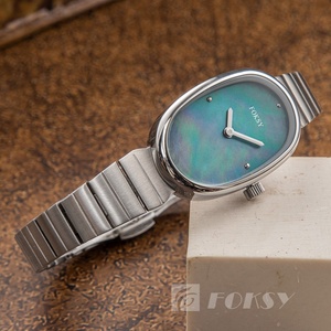 Montre à Quartz de Luxe Tendance, Cadran Petit Personnalisé, Bracelet en Acier Inoxydable, Montre-Bracelet Vintage Ovale pour <span class=keywords><strong>Femme</strong></span> - Product Image 6