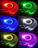 Nouveaux produits couleur changeante lampe LED fibre optique lumières cristal Base lumière sensorielle pour Table bureau décoration