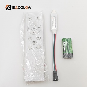 2025 ขายส่งนวัตกรรมใหม่ ตัวควบคุมไฟ LED ไร้สาย RF 12 ปุ่ม สำหรับไฟ LED รุ่น WS2811/2812 แบบวิ่งได้  ไฟ LED ขนาดเล็ก CCT  ไฟ LED ขนาดเล็กแบบ DC พร้อมตัวหรี่ไฟแบบ RF - Product Image 1