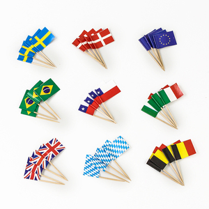 Mini Bambou Drapeau Cure-Dents Bâtons de <span class=keywords><strong>Cocktail</strong></span> Biodégradables pour Événements et Bars - Product Image 5