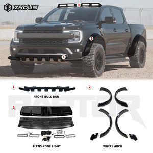 Nouveau pare-chocs avant tout-terrain Bull Bar passage de roue 4X4 large garde-boue fusées pour Ford Ranger Raptor 2025 accessoires - Product Image 1