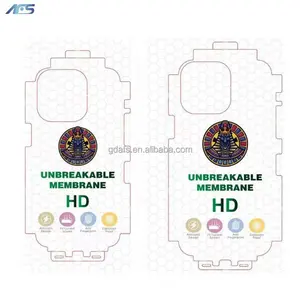 AFS Hautrückenaufkleber vollschutz HD ultra dünne mobile TPU-Hydrogel-Bildschirmschutzfolie für iPhone 15 14 13 12 11plus pro max