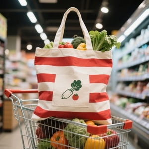 Bolsa de Compras Personalizada con Logotipo Serigrafiado, Colores Personalizados, Reutilizable, de Algodón y Poliéster, con Correa para el Hombro, Ecológica y Promocional - Product Image 5