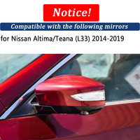 Kit de rétroviseurs latéraux pliables pour Nissan Altima Teana L33 2014-2019, moteur de rétroviseur pliable, rétroviseur électrique