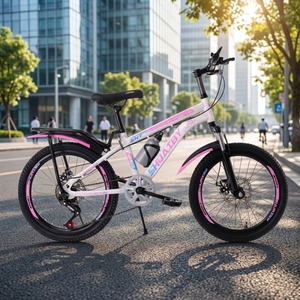 Nouvelle trottinette pour enfants de 24 pouces, série <span class=keywords><strong>Spiderman</strong></span>, avec frein à câble, vitesse unique, fourche en acier, roues d'apprentissage et suspension de fourche - Product Image 1