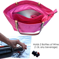 Sac isotherme portable personnalisé avec logo pour bouteille de vin ou canette, fourni par un fabricant chinois – Qualité supérieure