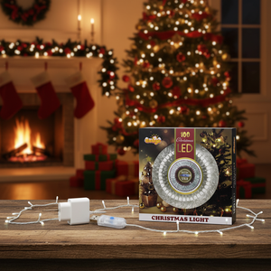 USB 100 LED bianco luci di natale 24 pz/CS - Product Image 2