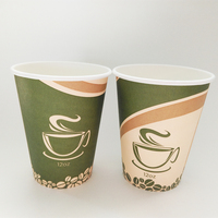 Gobelets en papier jetables de qualité alimentaire, épaissis, anti-fuite, à paroi simple, pour café, thé, eau, fêtes, bureau