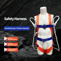 Harnais de sécurité complet anti-chute, ceinture de sécurité réglable pour les travaux de construction et d'entretien en haute altitude