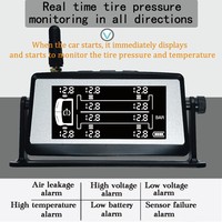 Système de surveillance de la pression des pneus TPMS à capteur externe solaire pour semi-remorque à 10 roues