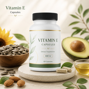 Vitamine E Naturelle en Gros pour Adultes, Ultra Tocotriénols 330mg, Mélange Antioxydant, 60 Capsules, Soutient l'Immunité et la Santé de la Peau, Marque Privée - Product Image 5