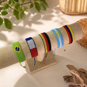 Custom Country Flag Beaded <b>Bracelet</b> Adjustable Handmade Seed <b>Bead</b> Friendship <b>Bracelet</b> for Women Men OEM ODM Wholesale Jewelry - Product Image 3
