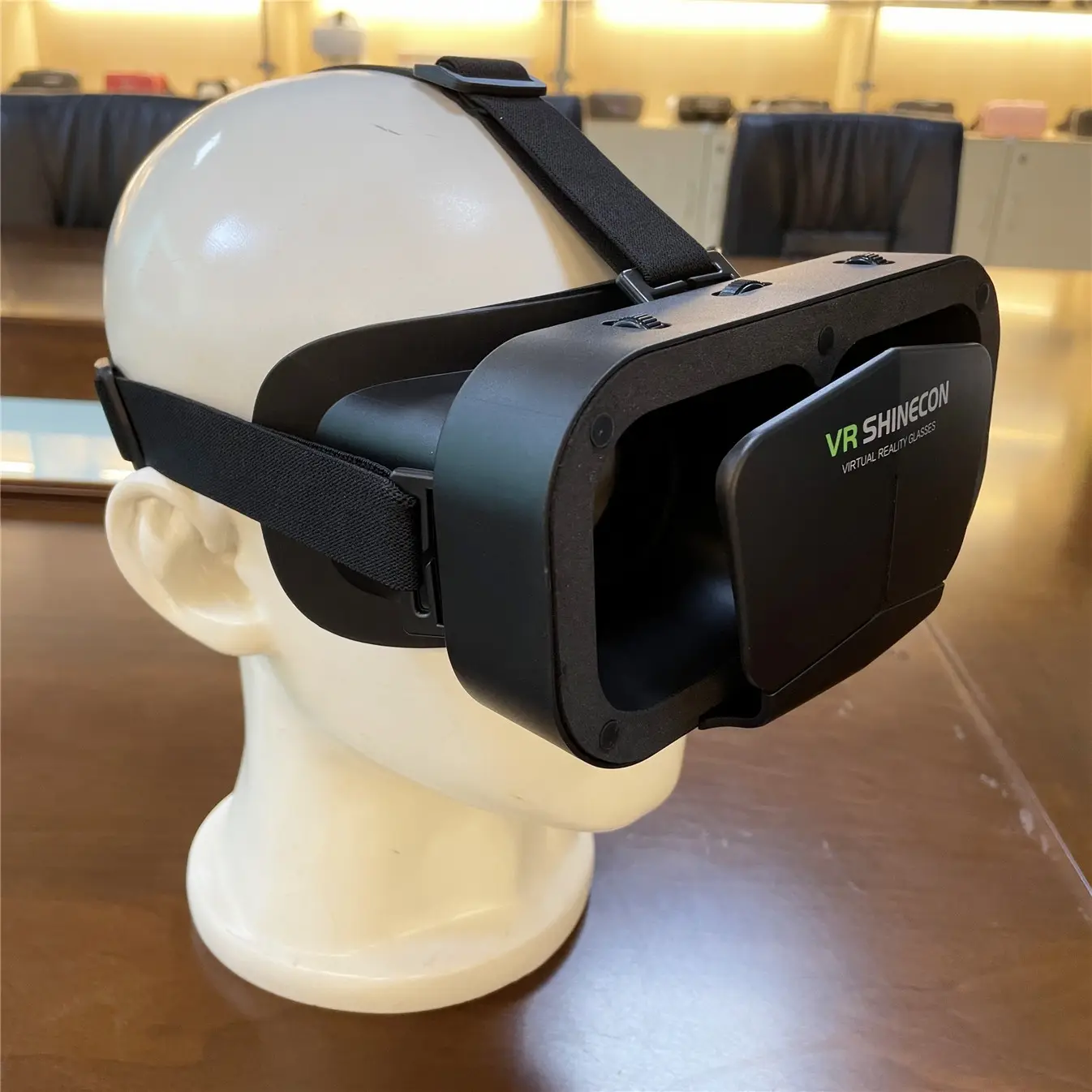 Yeni tasarım 9D VR kulaklık fit 7 inç telefon vr gözlük denetleyicisi ile uzaktan 3D oyun VR