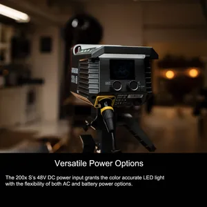 Amaran 200X S <span class=keywords><strong>200D</strong></span> S 100X 100D S COB LED Video Light 5600K Bi-Color 2700-6500K Lumière vidéo LED COB bicolore 5600K avec contrôle via application Bluetooth par Aputure - Product Image 3
