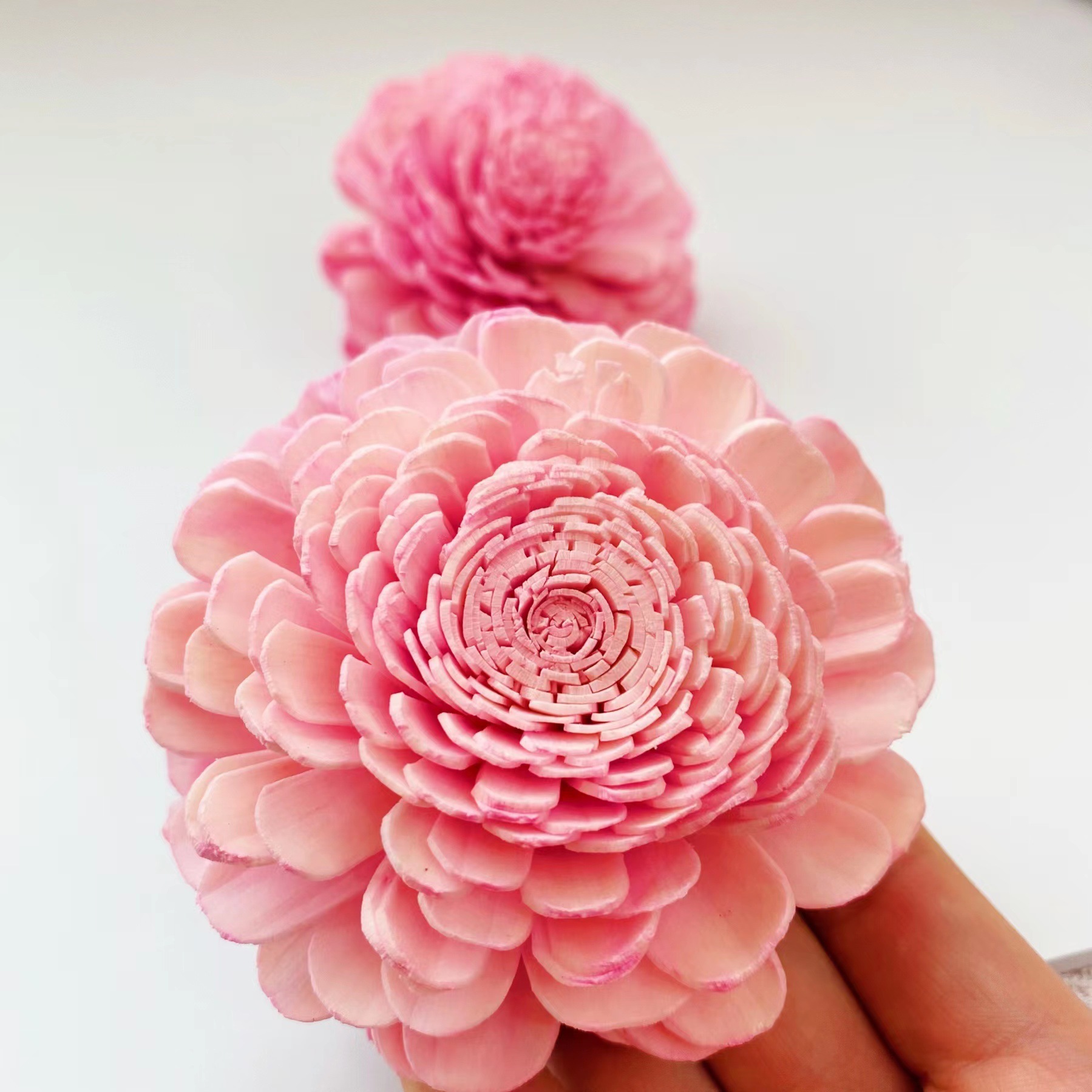 8cm rose rouge