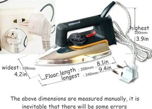 Fer à vapeur électrique mini portable pour vêtements, appareil ménager de voyage, défroisseur à main, machine à repasser portable pour la maison - Grande Vente - Product Image 2