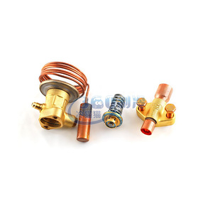 วาล์วควบคุมการขยายตัวด้วยความร้อน Emerson รุ่น TJRE13MC 14HW100 สำหรับสารทำความเย็น R134a ใช้กับระบบปรับอากาศ - Product Image 2