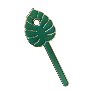 เครื่องมือซ่อมกรีนกอล์ฟแบบโลหะทั้งหมด ดีไซน์ใบไม้สีเขียวสร้างสรรค์  ตะเกียบซ่อมกรีนกอล์ฟ - Product Image 4