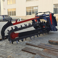 Zanjadora de Cadena para Tractor de Uso Pesado, Máquina para Excavar Zanjas Agrícolas para la Colocación de Tuberías de Agua y Cables, Equipo de Zanjadora Agrícola