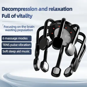 2024 HOT Electric Head Vibration Full Body Relax Scalp Massage Promotes Blood Circulation Relieves Fatigue Octopus Head Massager
