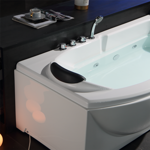 Baignoire Spa Acrylique Rectangulaire <span class=keywords><strong>en</strong></span> Forme de <span class=keywords><strong>Bateau</strong></span> pour Adultes, Hydromassage Écologique, Autoportante avec Vidange, Multicolore, Portable pour Hôtels - Product Image 2