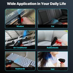 מפוח מיני נייד טורבו עוצמתי לסוללת מילווקי M12 12V 130000 סל\\\"ד מאוורר ידני לניקוי, ייבוש שיער וקמפינג - Product Image 6