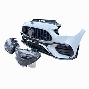 Pare-chocs avant pour Mercedes Benz Classe C <span class=keywords><strong>206</strong></span>, version améliorée AMG 63, avec radiateur et pack phares - Product Image 3
