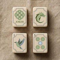 Livraison Rapide Nouveau Mahjong Américain 160 Tuiles Acrylique Casino Divertissement |   La table de mahjong du mardi |   le Kensington