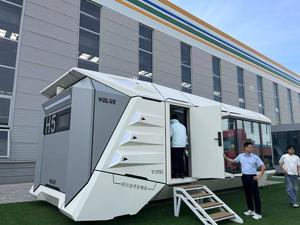 模块化豪华微型苹果屋预制钢结构太阳能太空舱移动酒店时尚集装箱舱 - Product Image 2
