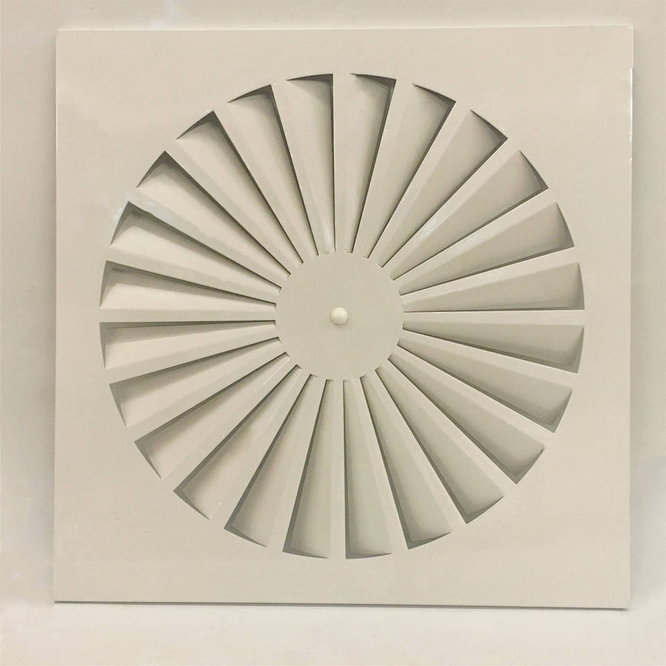 ODM OEM Round Swirl Aluminum Registers & Grilles Diffuser with Easy ...