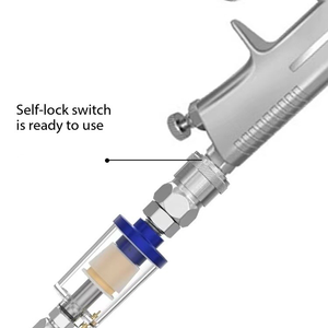 छोटे स्प्रे बंदूक, तेल-पानी विभाजक, पानी फिल्टर, ड्रायर, एयर पंप, स्प्रे गन, एयर फिल्टर, धूल कलेक्टर - Product Image 2