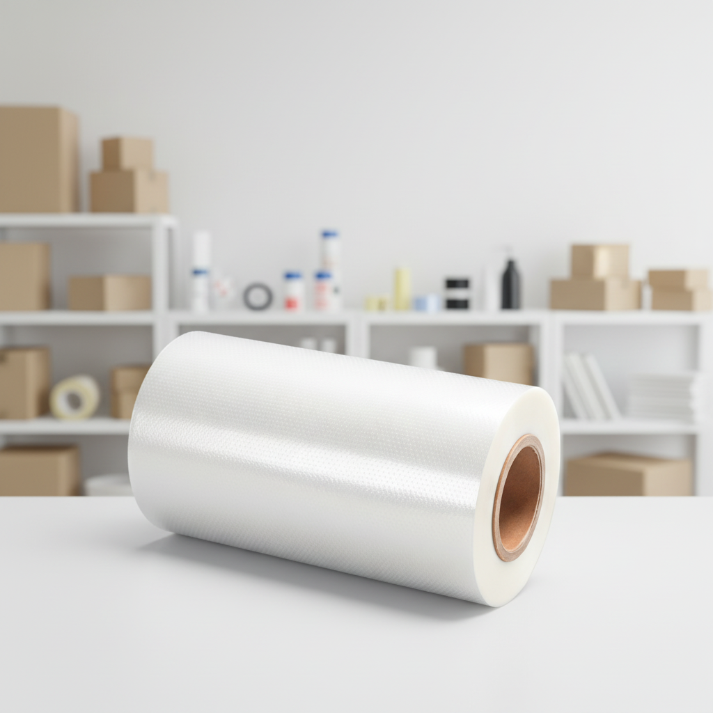 Water Proof Cross Link Filmprinting Pof Heat Shrink Film Roll Bags Plastic Stretch Film Wrap For Egg Box Iphone Packages