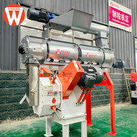 SZLH250 Strongwin Nouvelle machine à granulés haute performance 2 tonnes/h pour aliments animaux en acier inoxydable avec conditionneur, roulements SKF, Siemens