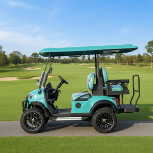 Voiturette de golf électrique au lithium personnalisable 4 places 48 V de qualité supérieure avec personnalisation gratuite de la couleur et du logo pour usage en resort ou sur le parcours - Product Image 5