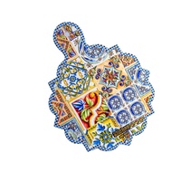 Vente en gros de dessous de plat personnalisés antidérapants en céramique, dessous de plat pour carrelage, dessous de plat pour casseroles, imprimés en 3D UV pour la cuisine, protection des tables