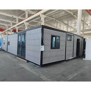 30 mètres carrés 40ft Portable pliable préfabriqué extensible conteneur maison 3 chambres modulaire maison bureau bâtiment hôtel - Product Image 5