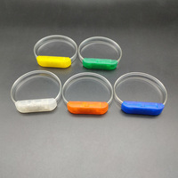Fabrication Personnalisée Programmable Texte Défilement Diy Message Led Bracelet bluetooth Plastique Bracelet avec Mots