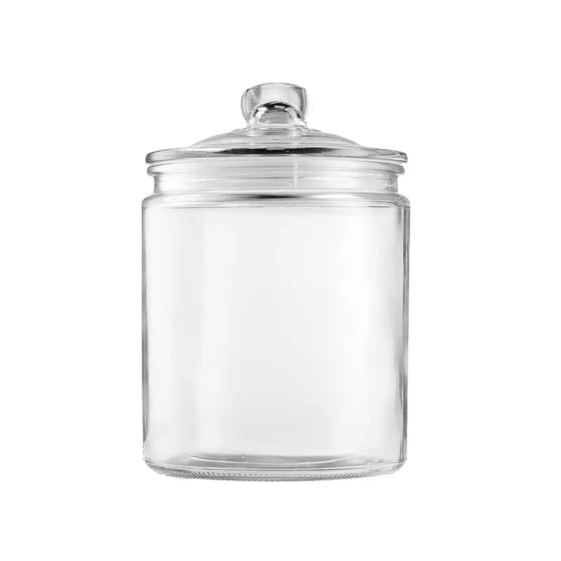 Food Storage Glass Canister Jar Airtight Glass Storage Container