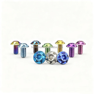 M6 Titanium Legering GR5 Hoge Hardheid Geen Roest PVD Coating Kentekenplaat Bevestigingsbouten voor Motorfiets Modificatie Gratis Verzending - Product Image 3