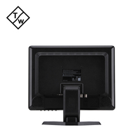 Moniteurs LCD de bureau OEM à montage mural 15 17 19 pouces avec écran tactile en option