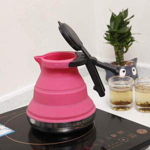 Portatile all'aperto pieghevole in Silicone acqua bollitore per il campeggio cucina forniture per uso alimentare - Product Image 1