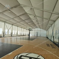 Tente de badminton de basket-ball de tennis de table en PVC durable pour l'extérieur, tente modulaire à usage intensif, coupe-vent, pour chapiteau de terrain de sport, vente en gros