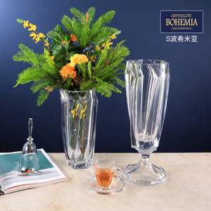 Crystalite Bohemia Crystal <b>Vase</b> High End Hydroponic Flower <b>Vase</b> For Living Room Home Decoration - Product Image 4